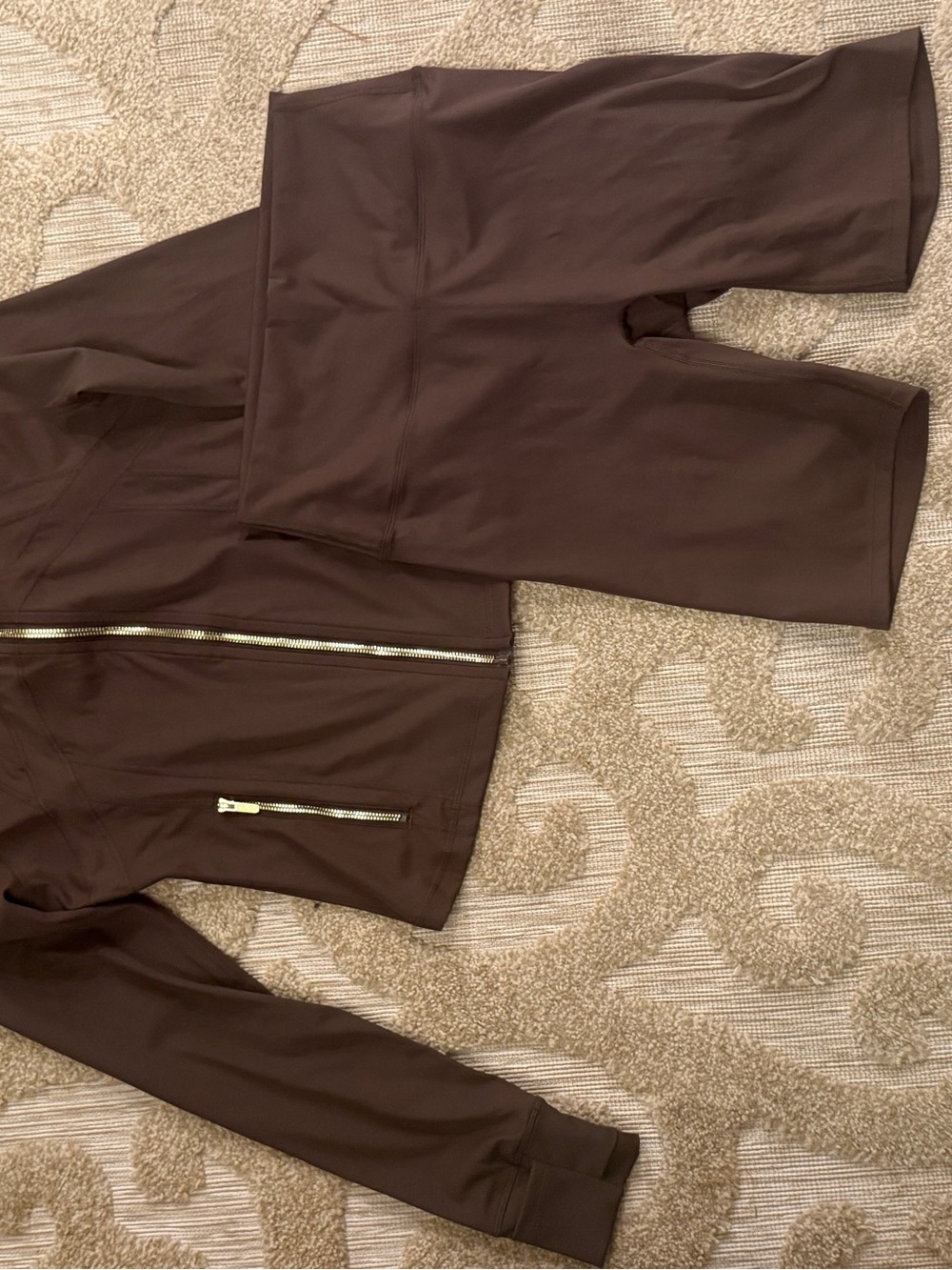 lululemon athletica Kids Brown Performance Leggings